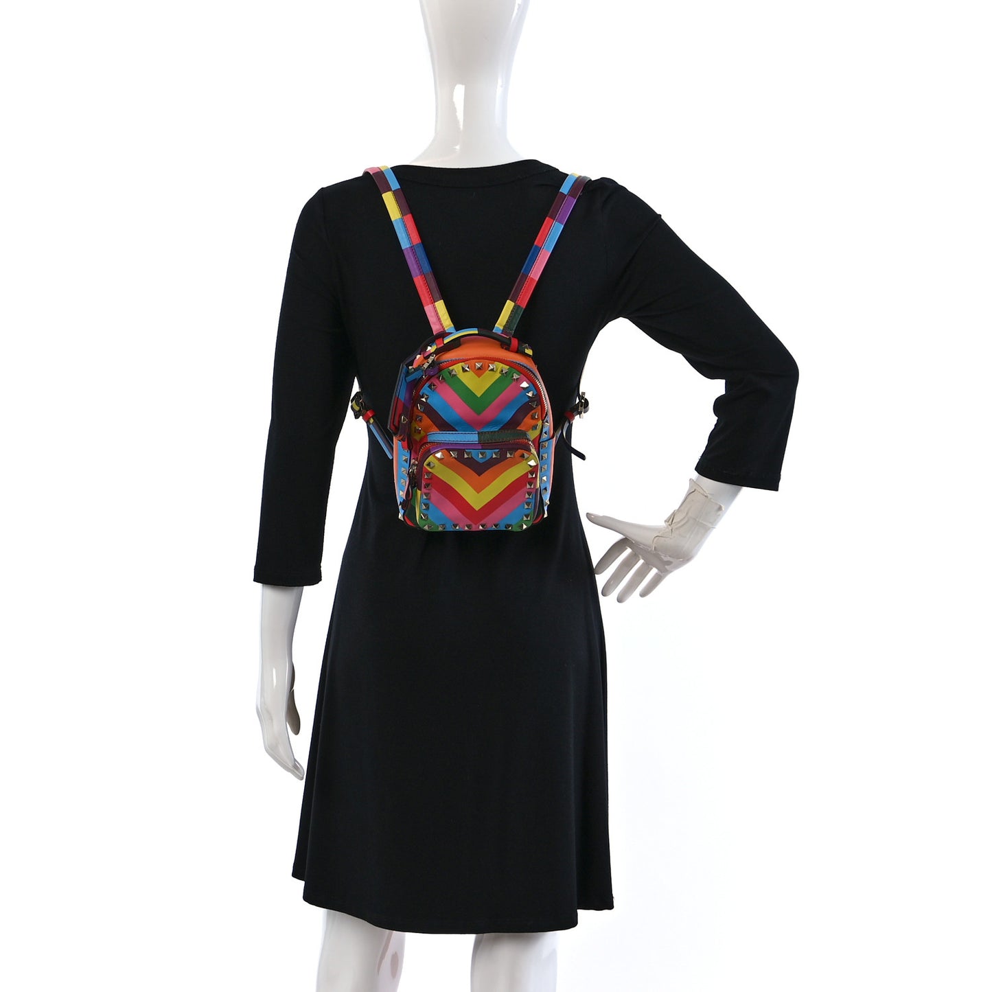 Mochila Valentino Mini Rockstud Colorida