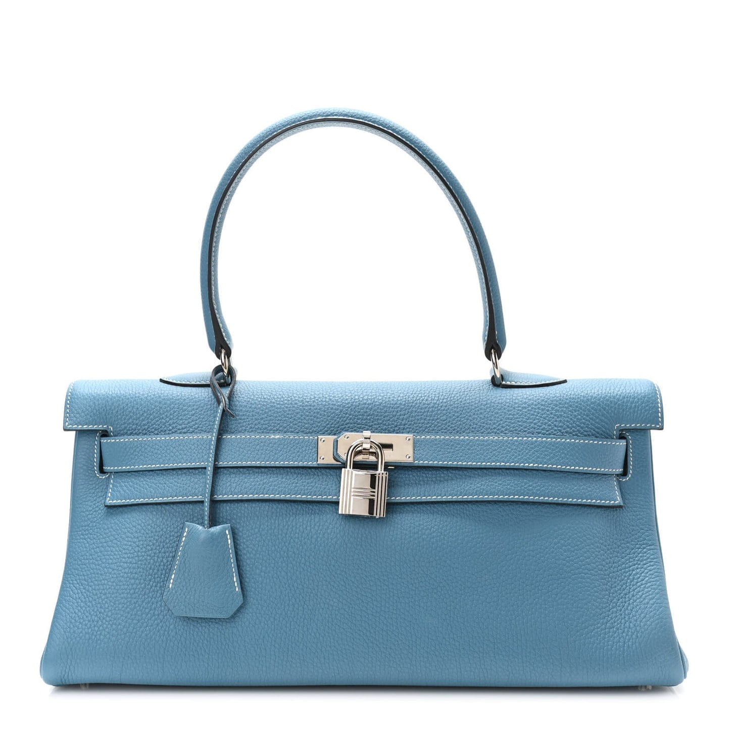 Bolsa Hermès Shoulder Kelly 42 Azul