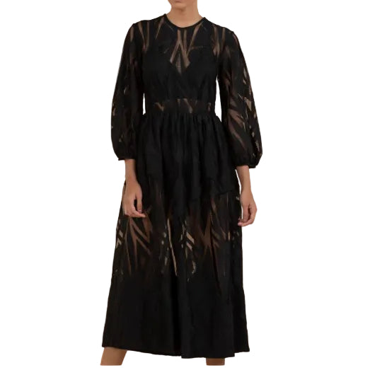 Vestido Paula Raia Preto Transparente Tam 40 Br