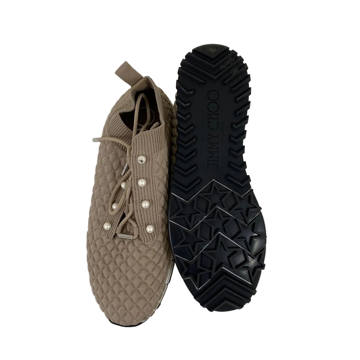 Tenis Jimmy Choo Bege Tam 37 BR