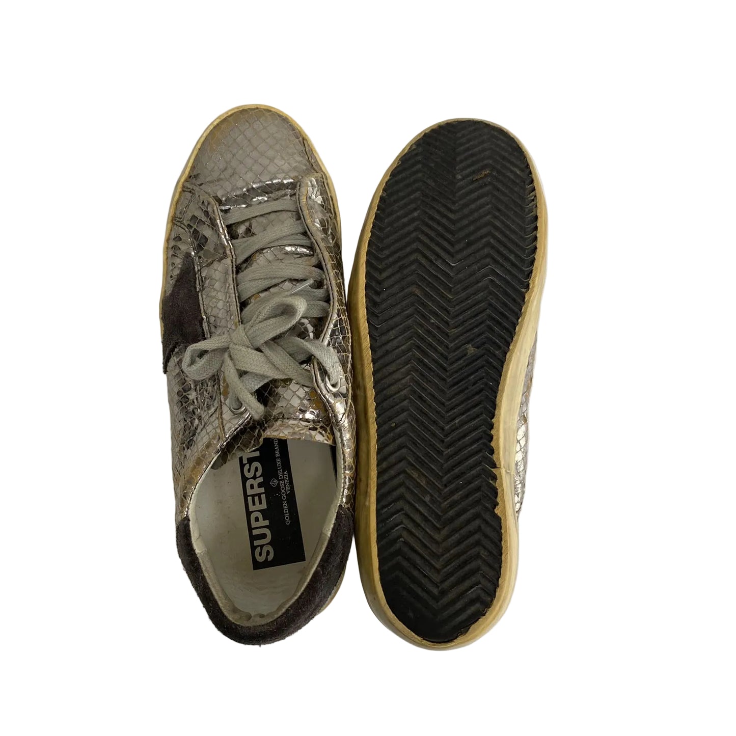 Tenis Golden Goose Pele de Cobra Tam 37 Br