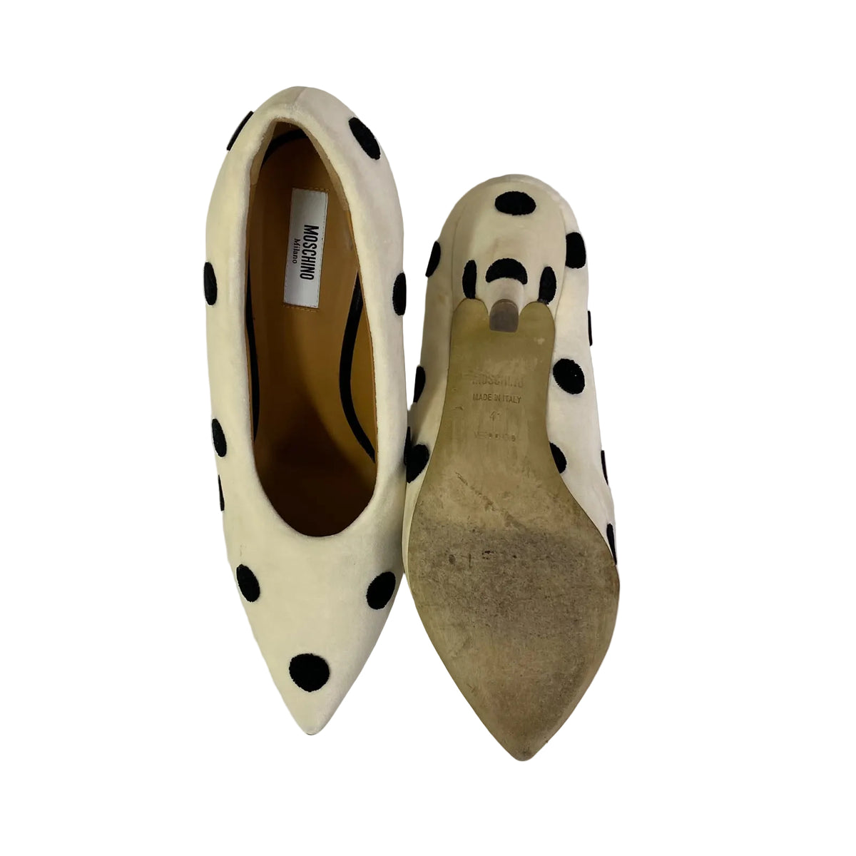 Scarpin Moschino Polka-dot Pumps Poá Tam 39 BR