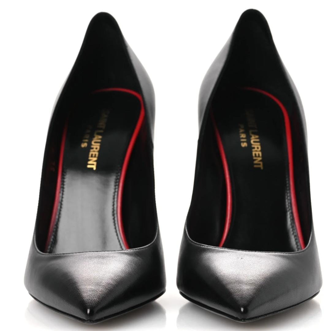 Scarpin Saint Laurent Preto Tam 38 Br