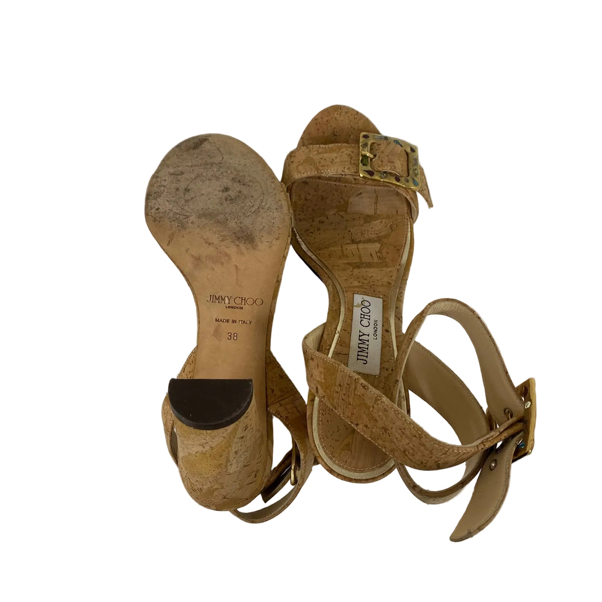 Sandalia Jimmy Choo Cortiça Tam 36 BR