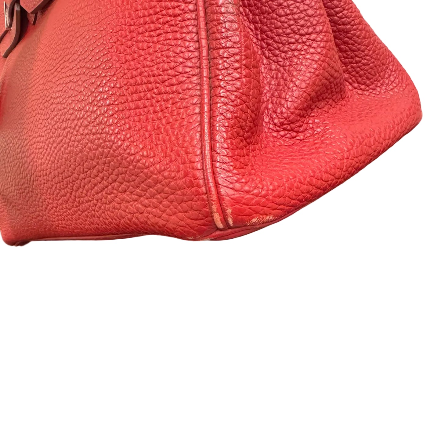 Bolsa Hermes Birkin Vermelha Palladium 35