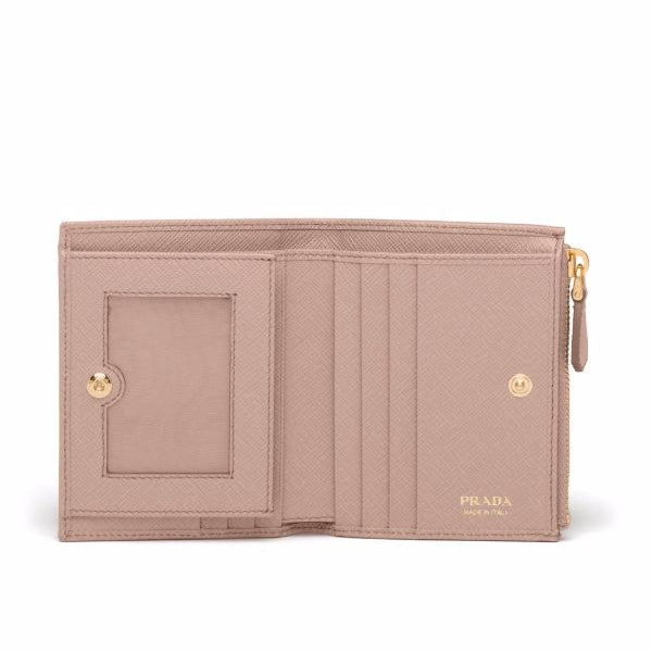 Carteira Prada Rose Pequena