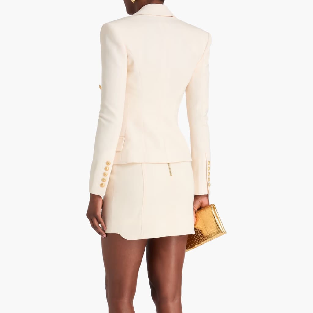 Blazer Balmain Rosa Claro Tam 32 Br