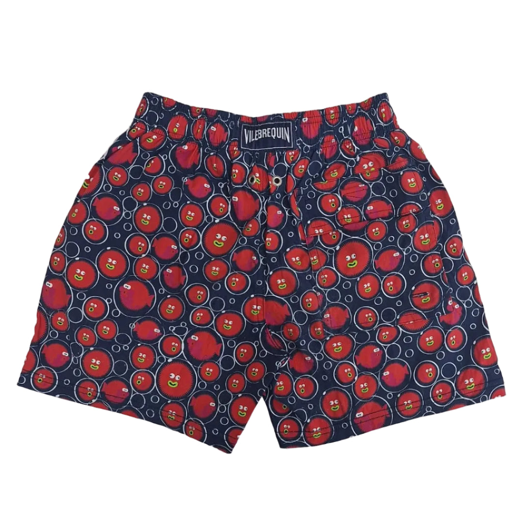 Bermuda Vilebrequin Azul Baiacu Infantil Tam 8 Anos Br