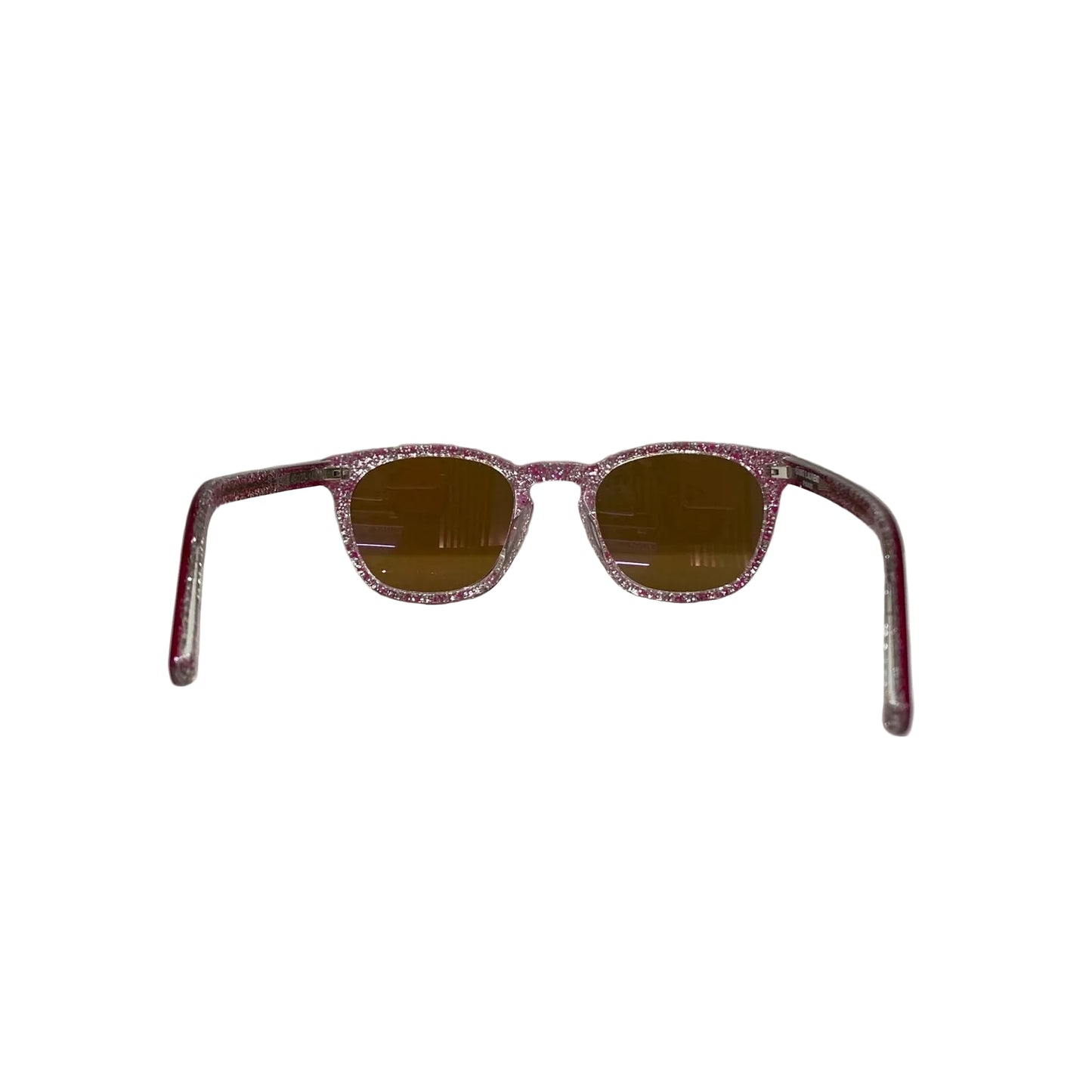 Óculos Saint Laurent Rosa com Glitter