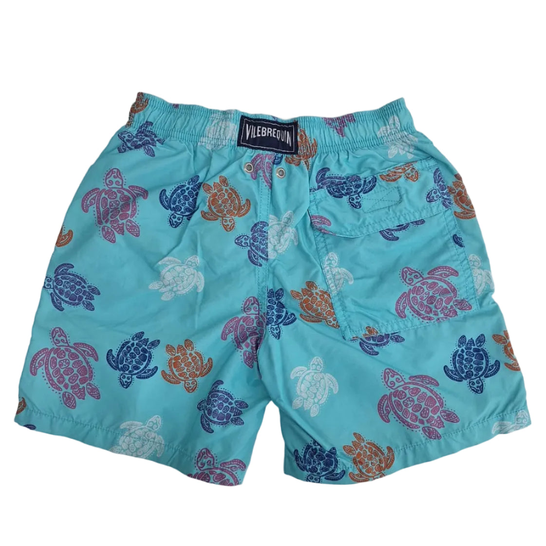 Bermuda Vilebrequin Azul Tartaruga Infantil Tam 10 Anos Br