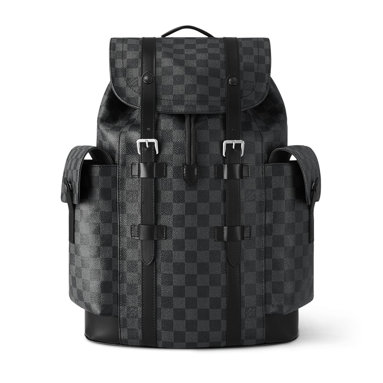 Bolsas . Mochila Louis Vuitton Christopher Preto e Cinza MM