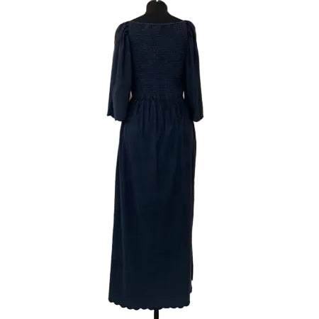 Vestido Paula Raia Preto Longo Tam P Br