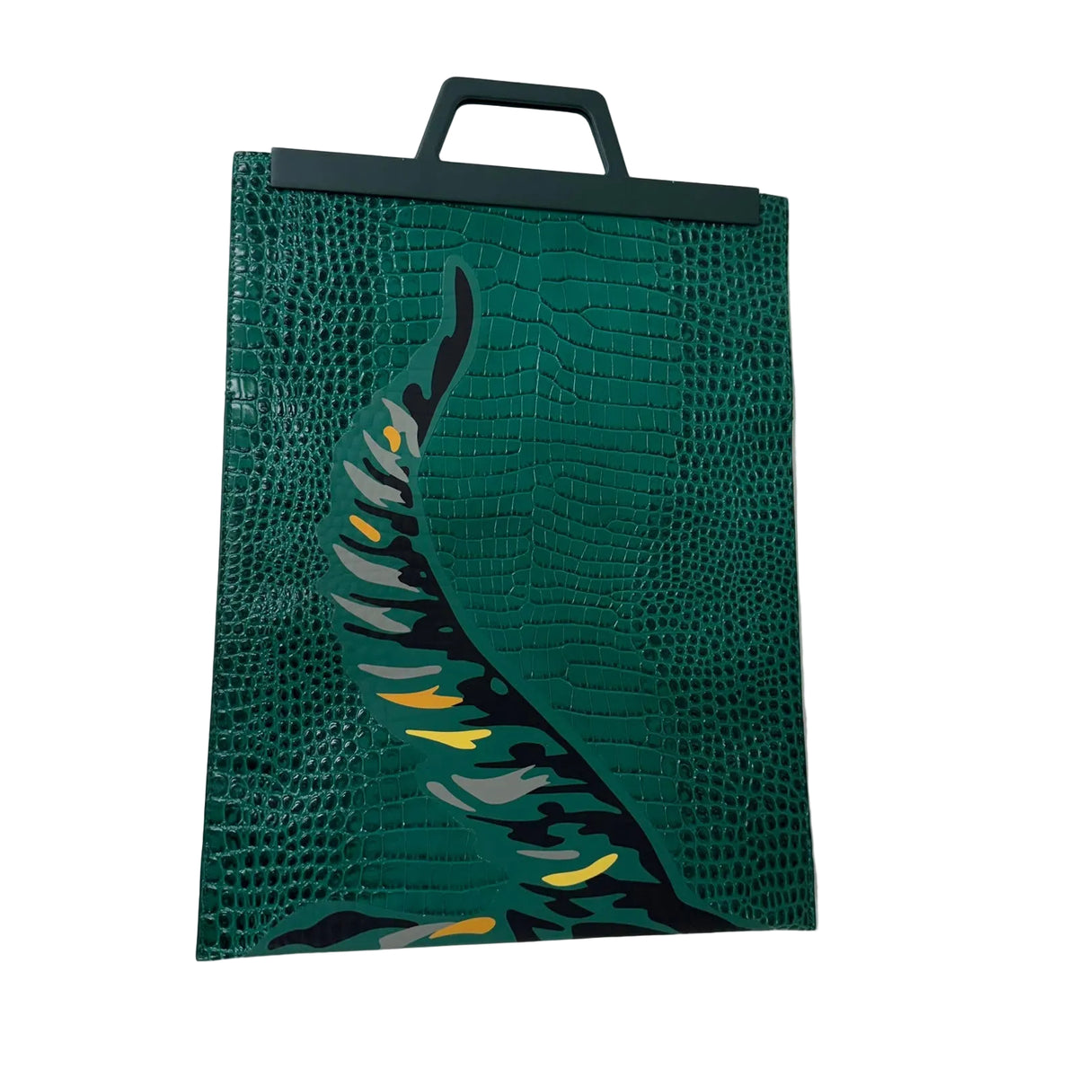 Bolsa Lacoste Runway Embossed Crocodile Tote