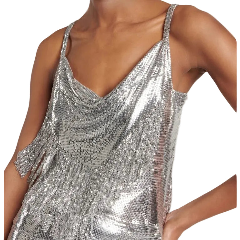 Blusa Paco Rabanne Aluminio Tam 34 Br