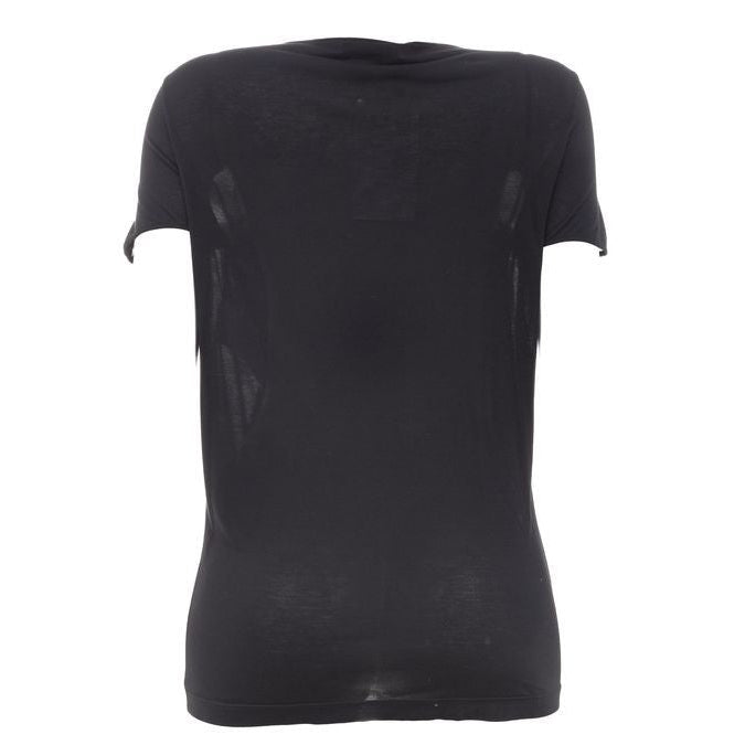 Camiseta Dior Preta Com Paete Tam 40 Br