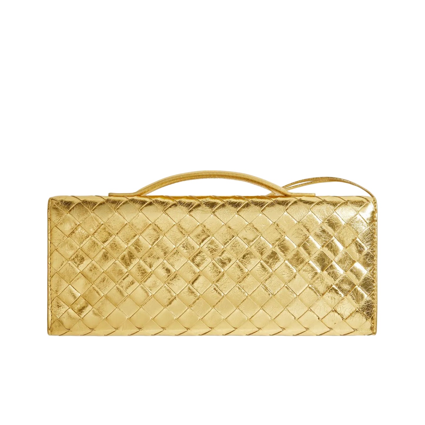 Bolsa Bottega Veneta Andiamo Clutch Dourada