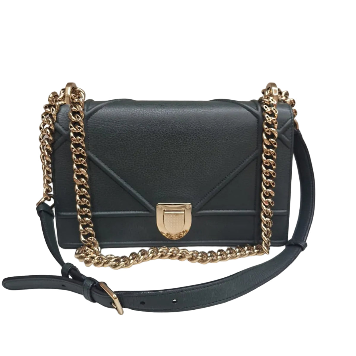 Bolsa Dior Diorama Messenger Verde Média