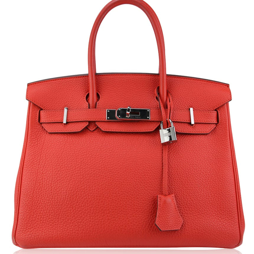 Bolsa Hèrmes Birkin 25 Laranja