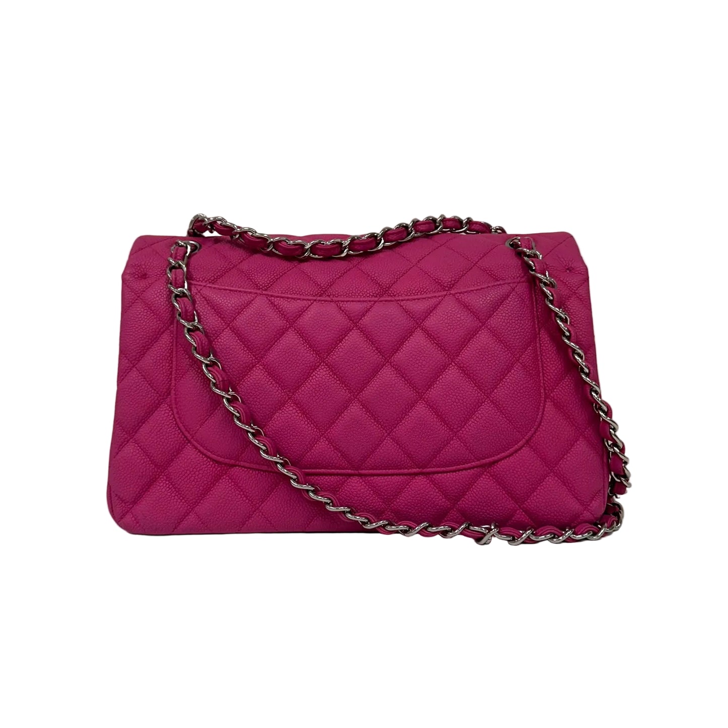 Bolsa Chanel Classic Double Flap Jumbo Rosa