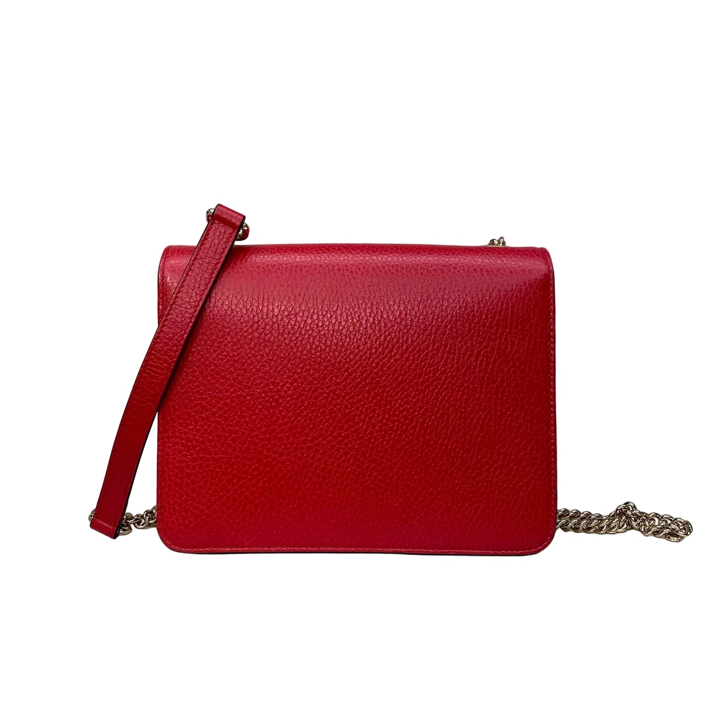 Bolsa Gucci Interlocking Small Vermelha