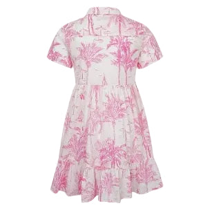 Vestido ST Barth Estampado Infantil Tam 10 anos Br