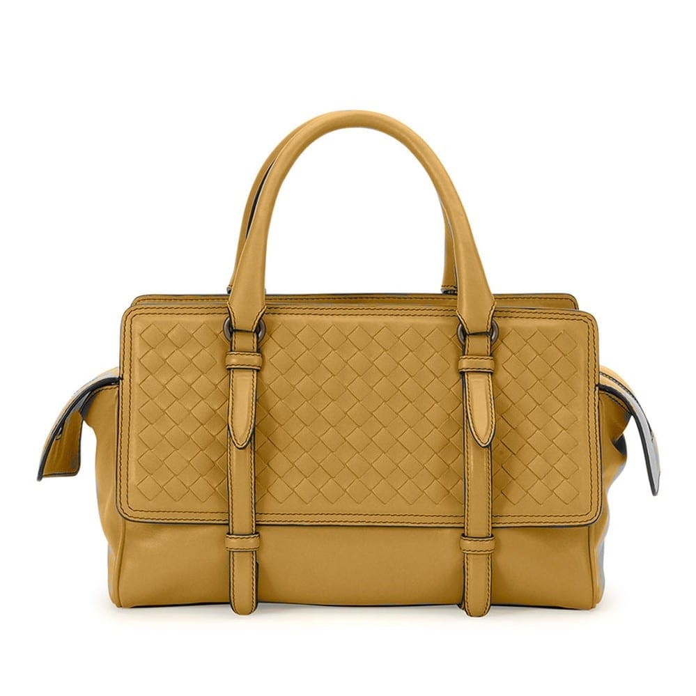 Bolsa Bottega Veneta Monaco Amarela