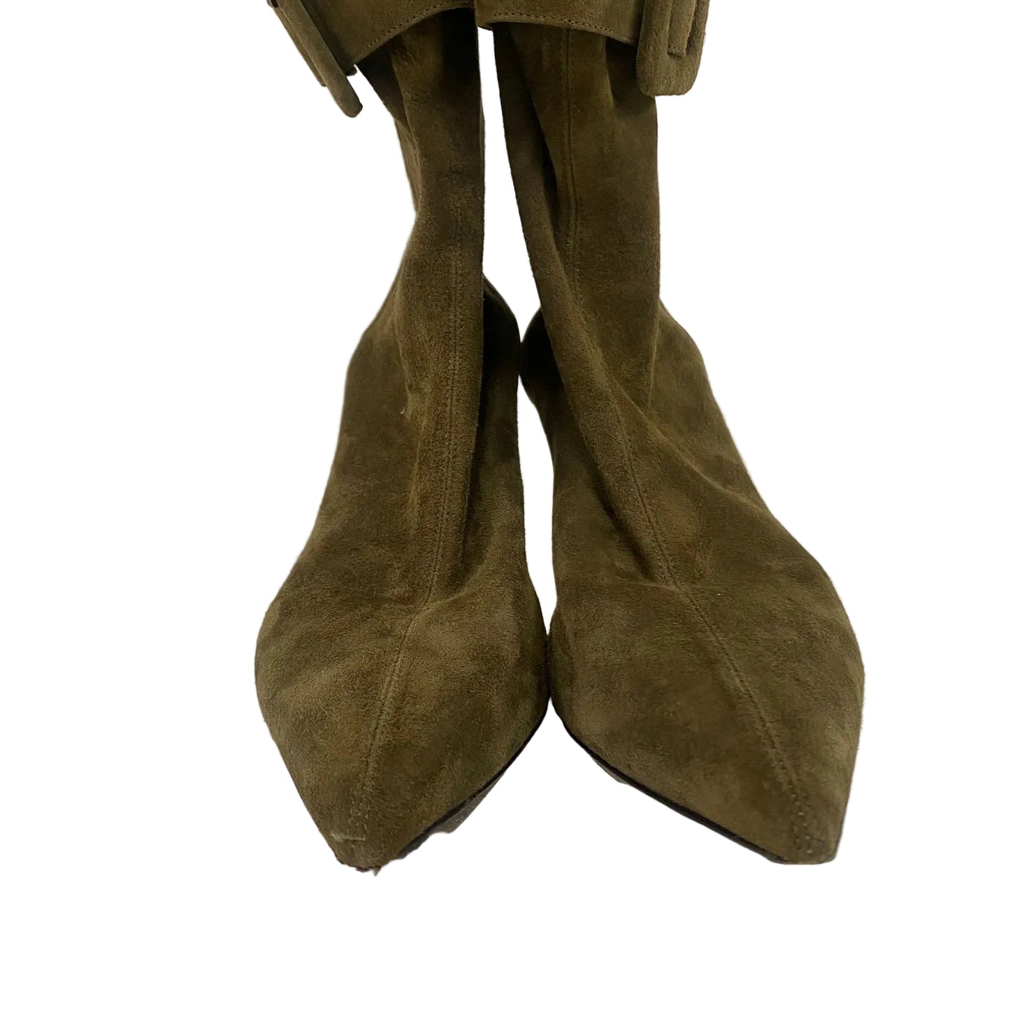 Bota Aquazzura Verde Camurça Tam 36 BR