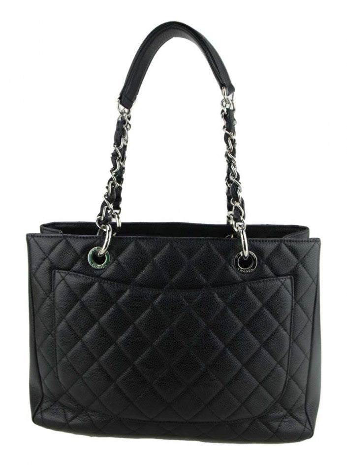 Bolsa Chanel Caviar Grand Shopping Preta