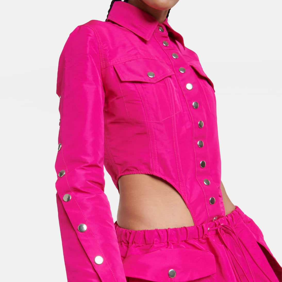 Conjunto LaQuan Smith Rosa Tam M Br