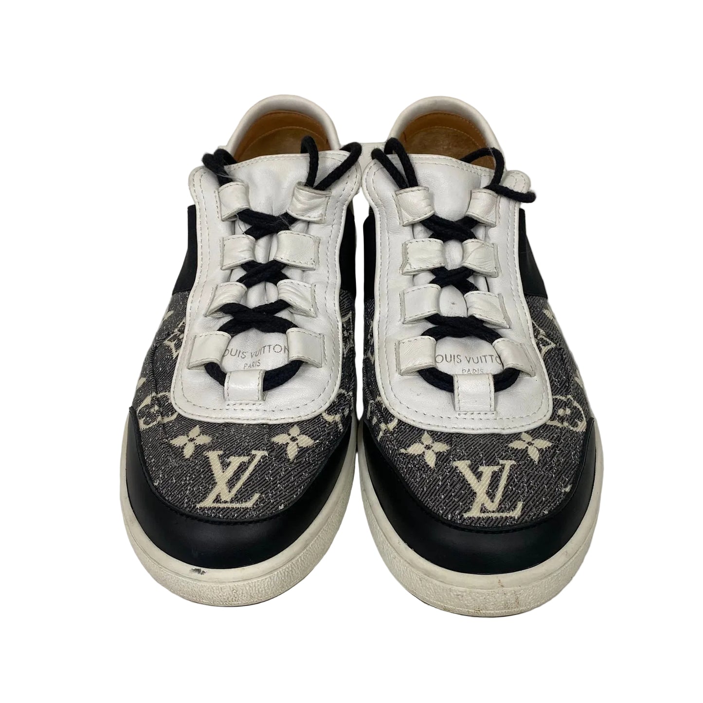 Tenis Louis Vuitton Cinza e Preto Tam 38 Br