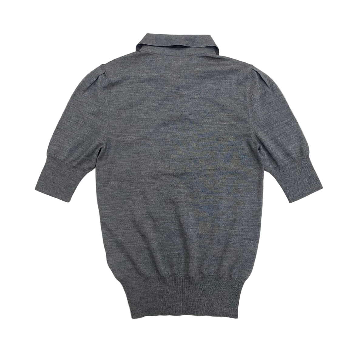 Camisa Gucci Polo Cinza Estampa Verde Tam P BR