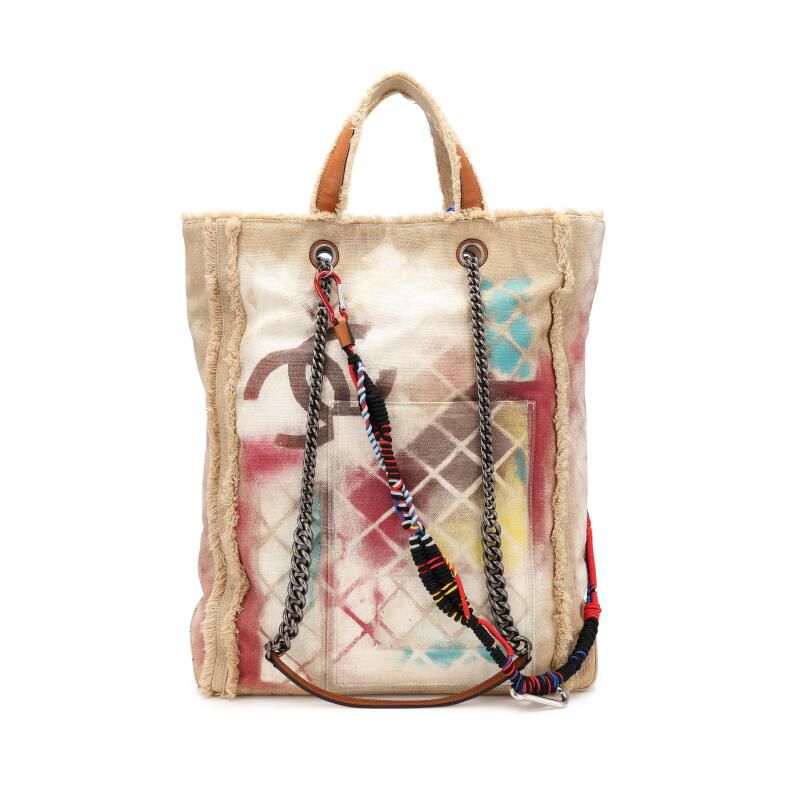 Bolsas . Bolsa Chanel Graffiti Tote Bege