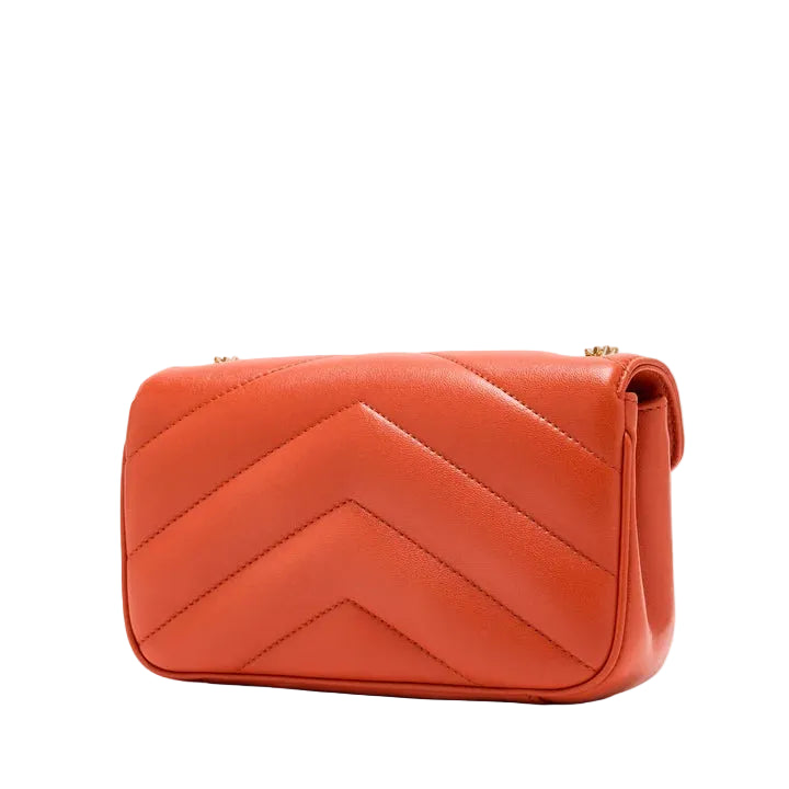 Bolsa Saint Laurent Loulou Mini Laranja