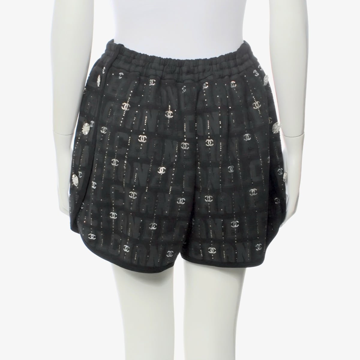 Conjunto Chanel Logotipo CC Preto Tam PP BR