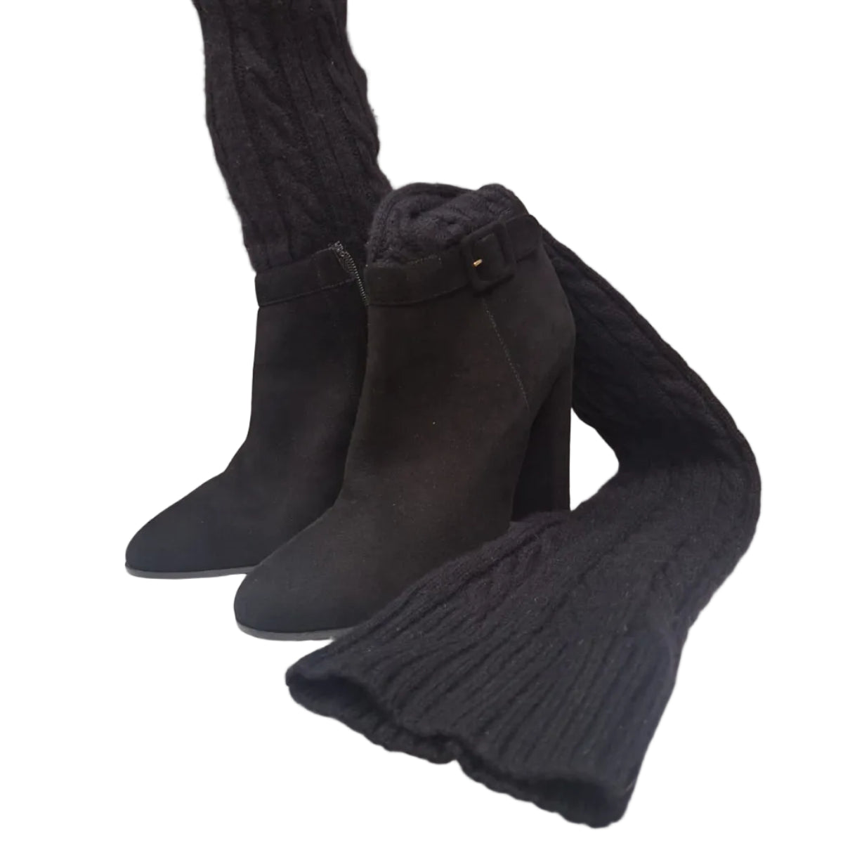 Bota Aquazzura Cano Longo Preta Tam 35 Br