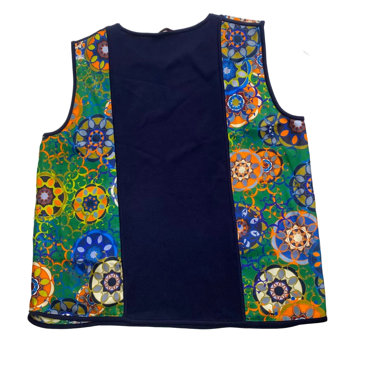 Blusa Carolina Herrera Azul Marinho Tam M BR