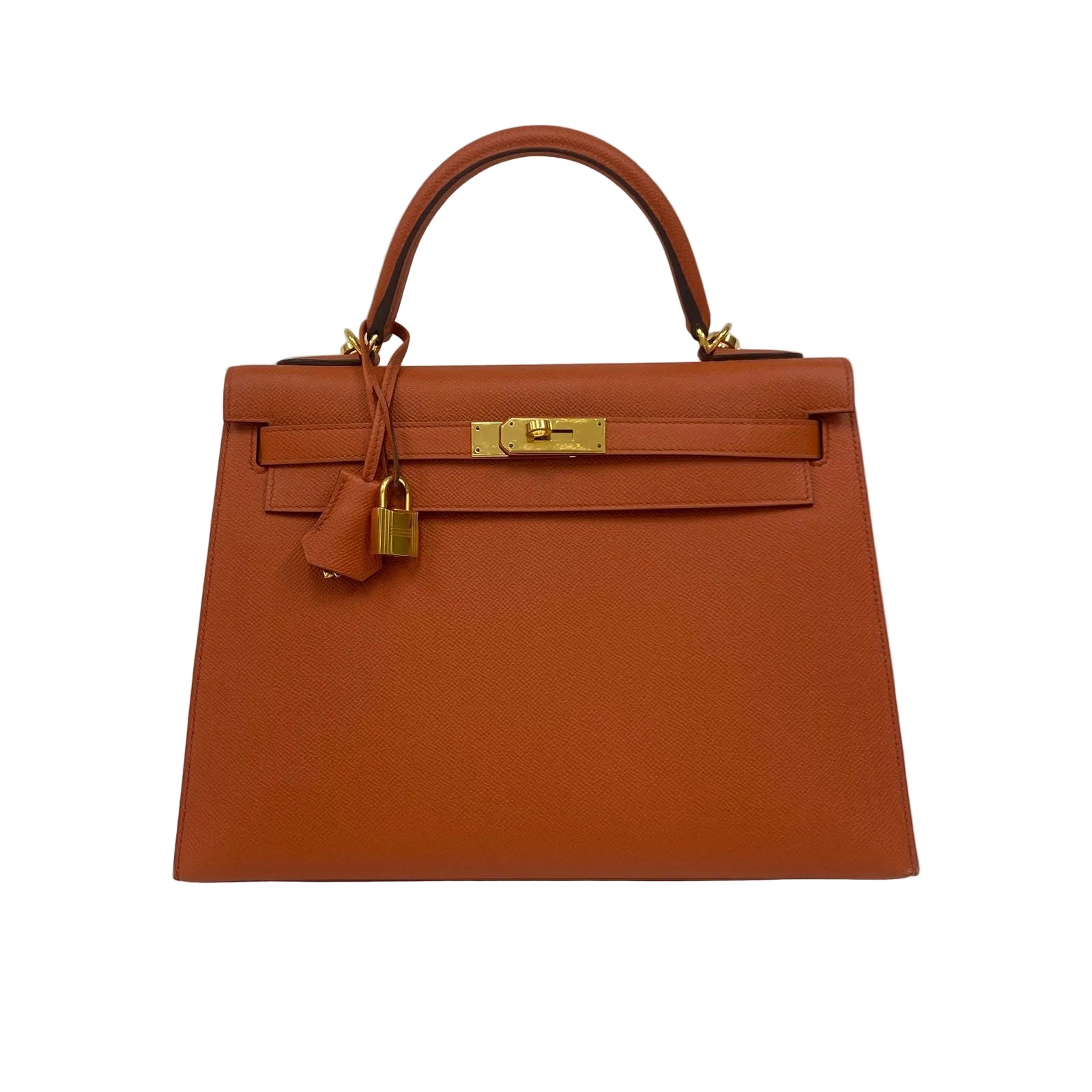 Bolsa Hermès Kelly Laranja 32 – Peguei Bode