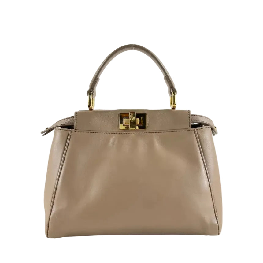 Bolsas . Bolsa Fendi Peekaboo Bege