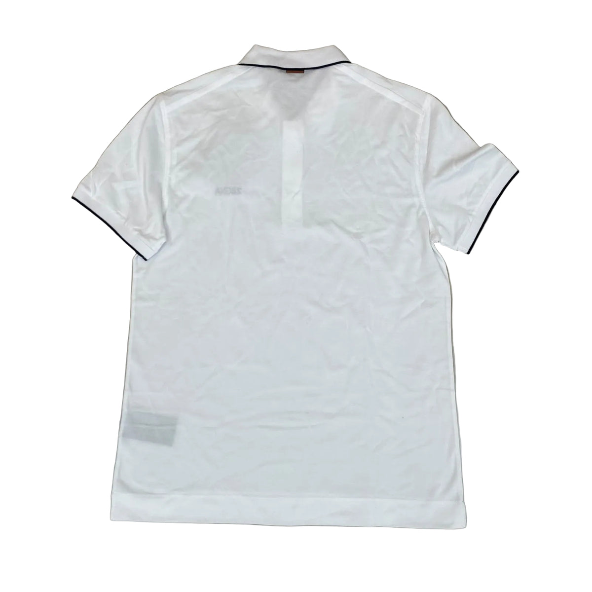 Camisa Zegna Polo Masculina Piqué Branca Tam M BR