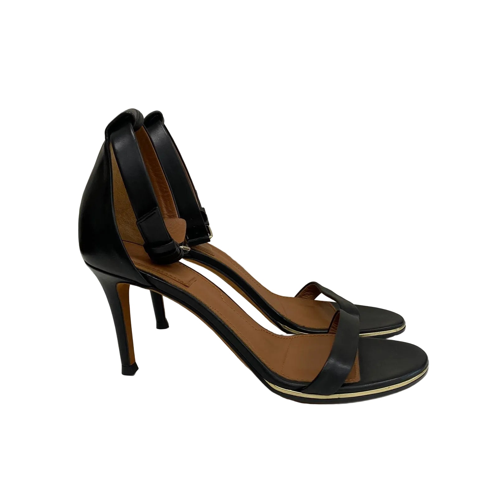 Design . Sapato Givenchy Couro Preto Tam 34 Br
