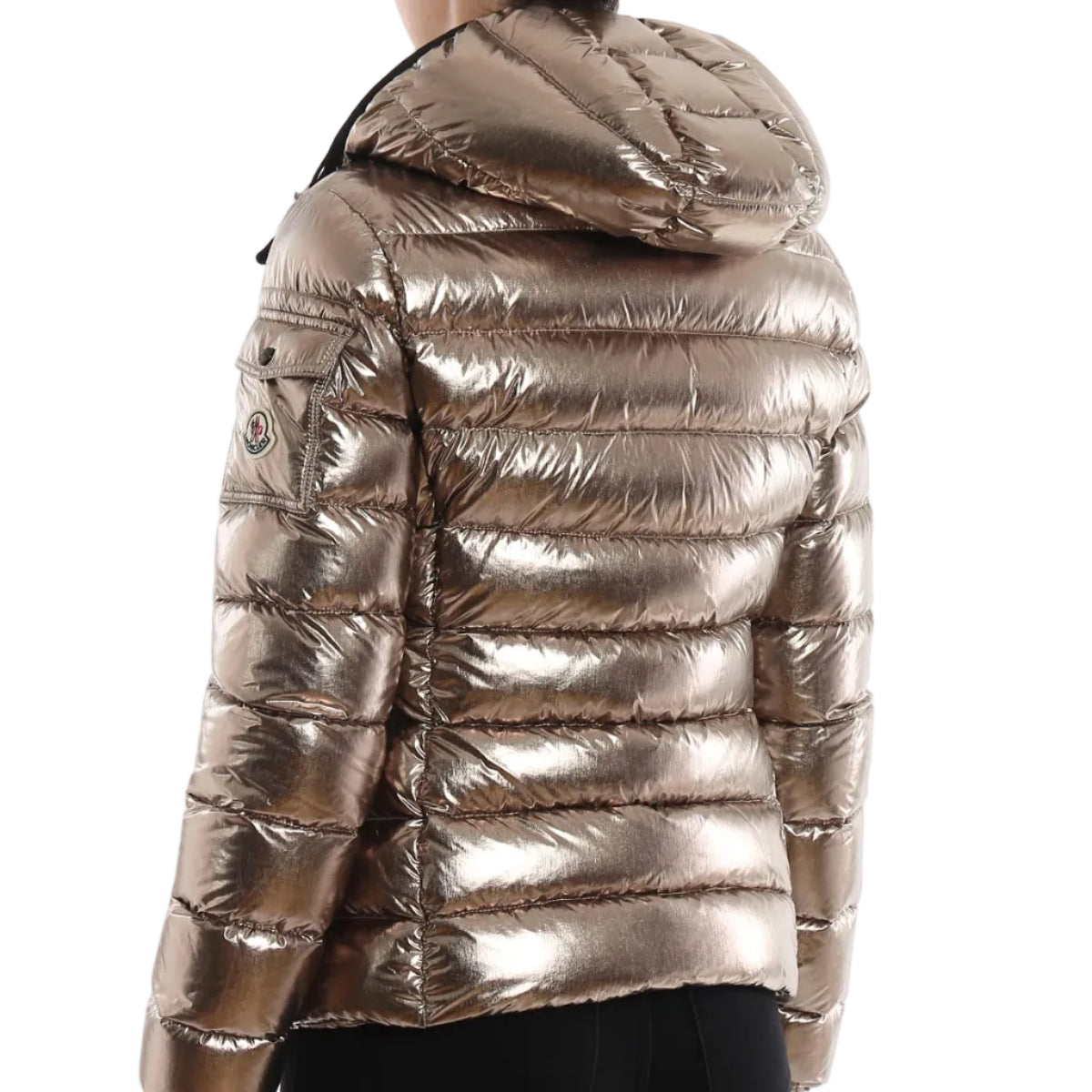 Jaqueta Moncler Dourada Tam PP Br