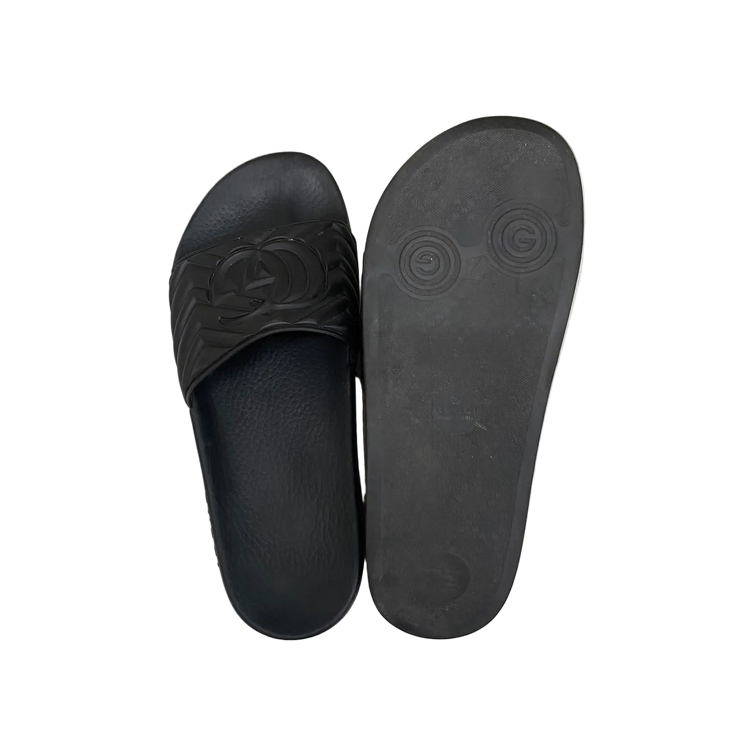 Rasteira Slide Gucci Preta Tam 39 Br