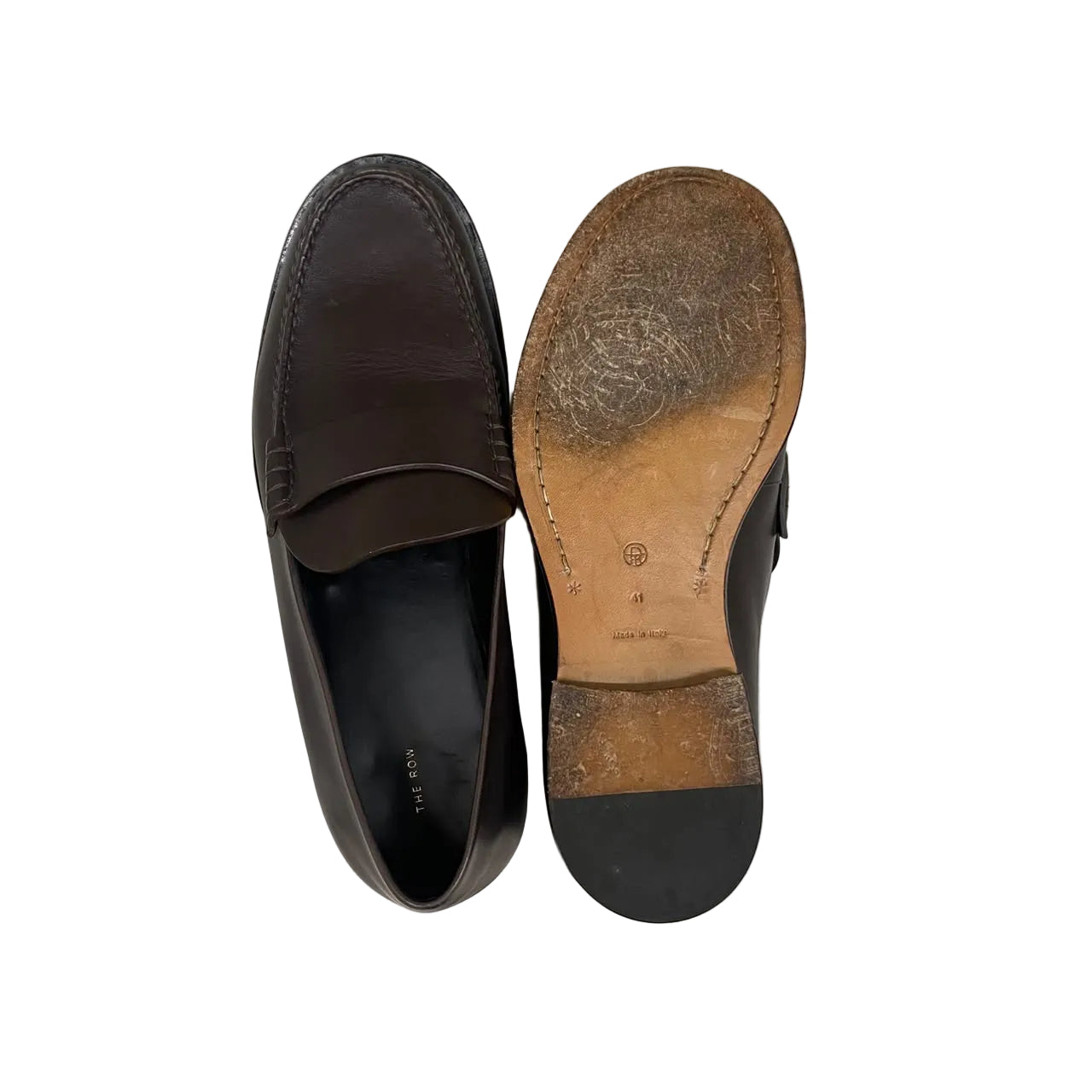 Mocassim The Row Marrom Escuro Tam 39 Br