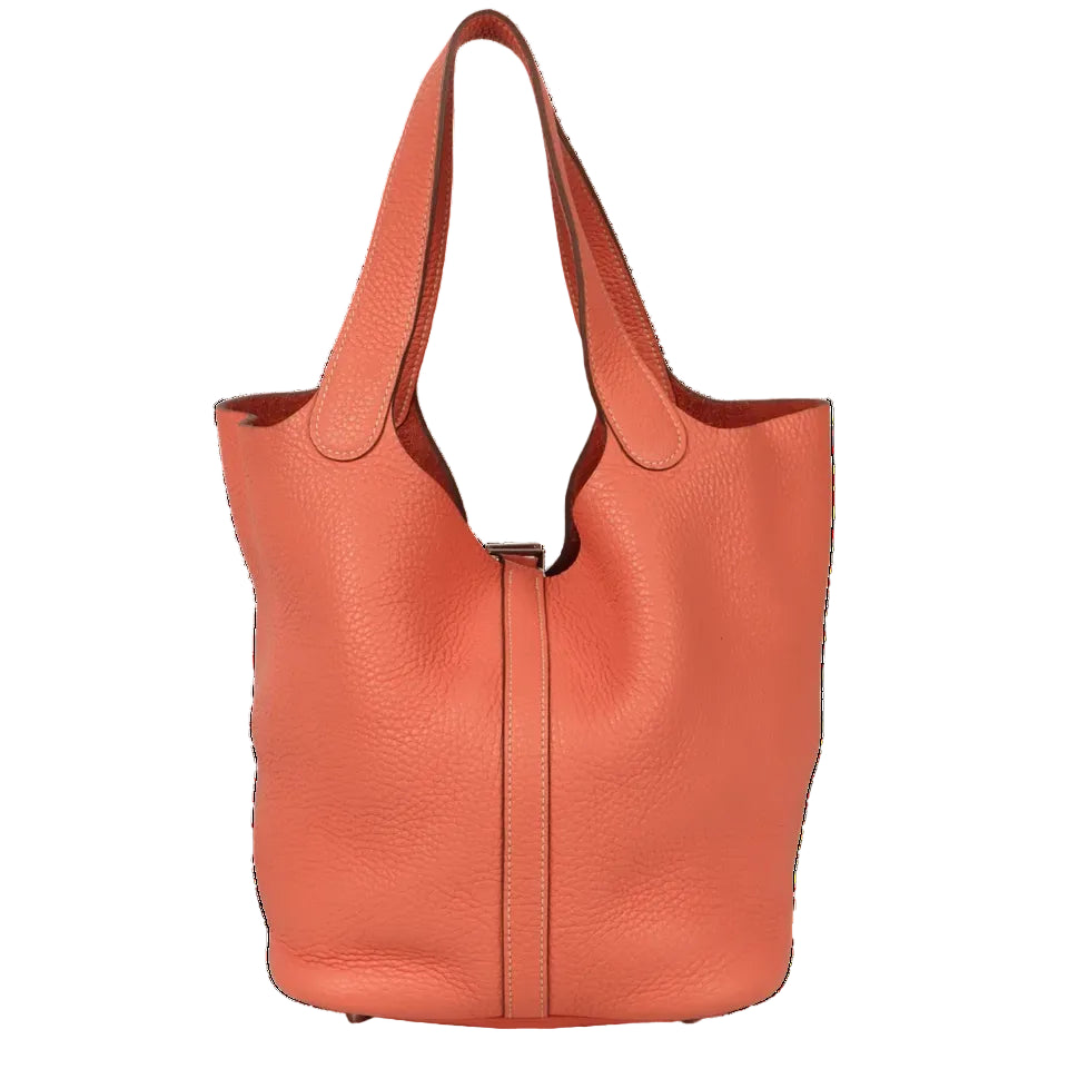 Bolsa Hermes Picotin Salmão Ferragem Palladium 22
