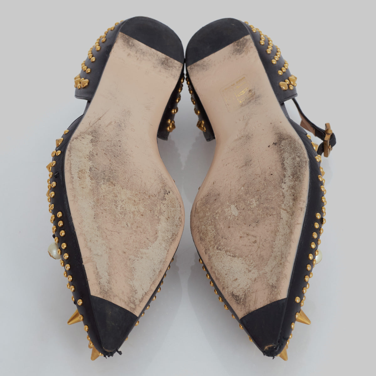 Sapatilha Gucci Spikes Preto Tam. 35 Br