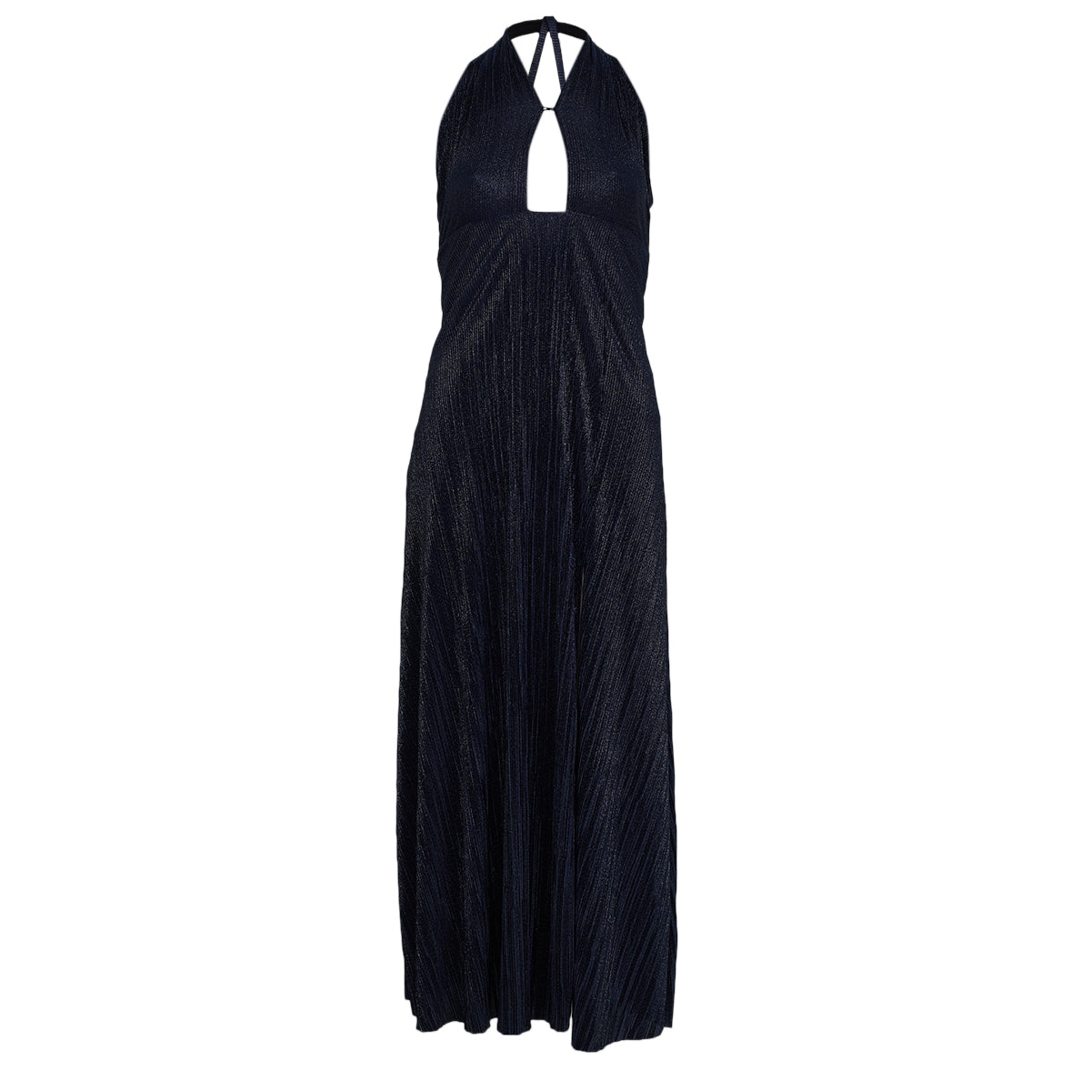 Bolsas . Vestido Maje Plissado Azul Tam 32 Br