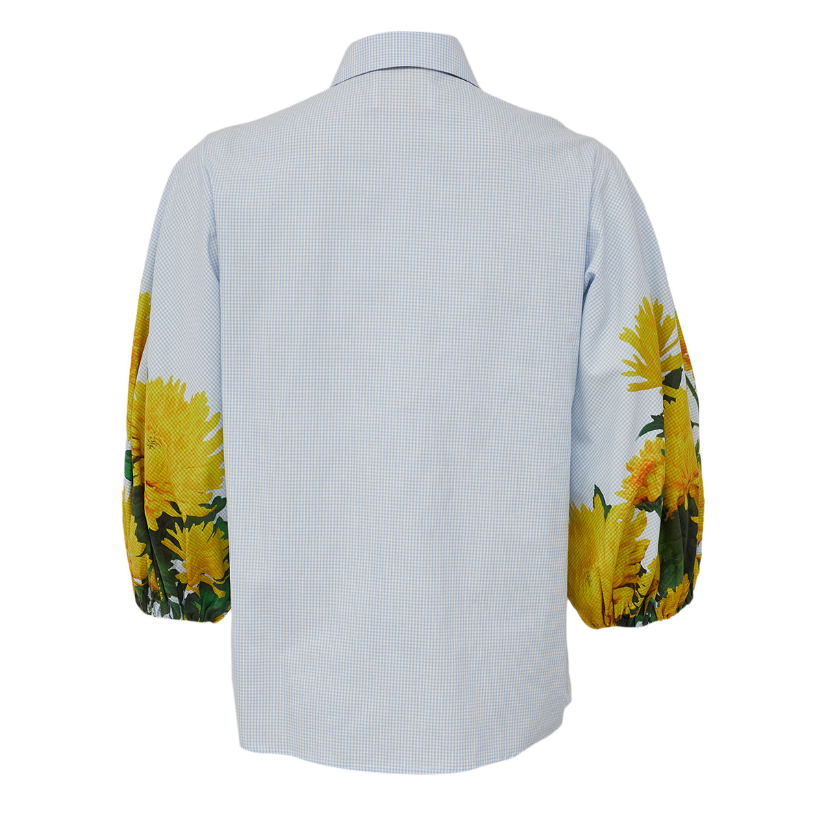 Camisa Paula Raia Estampa Xadrez Azul Tam 36 Br