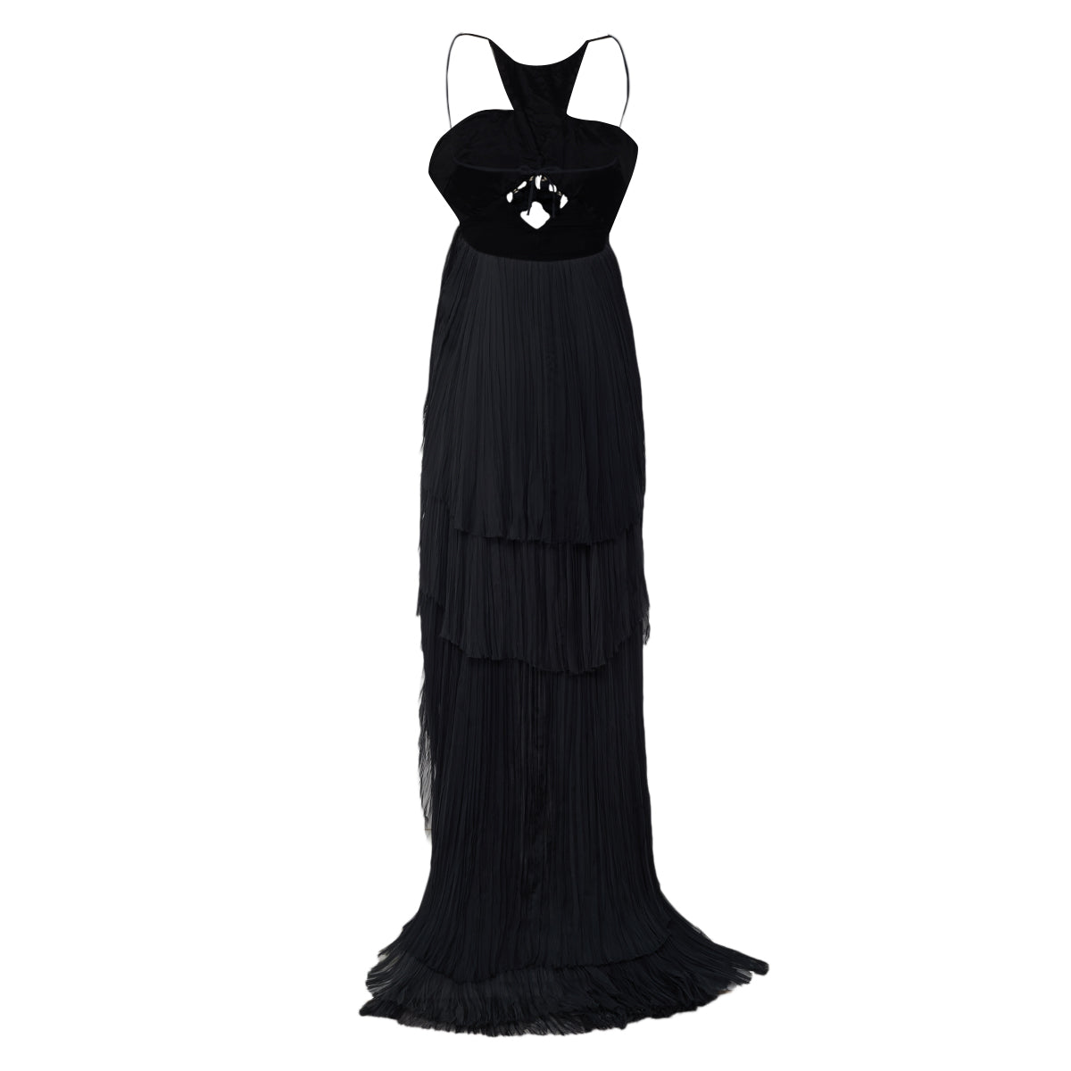 Vestido Emilio Pucci Preto Pedraria Tam 38 BR