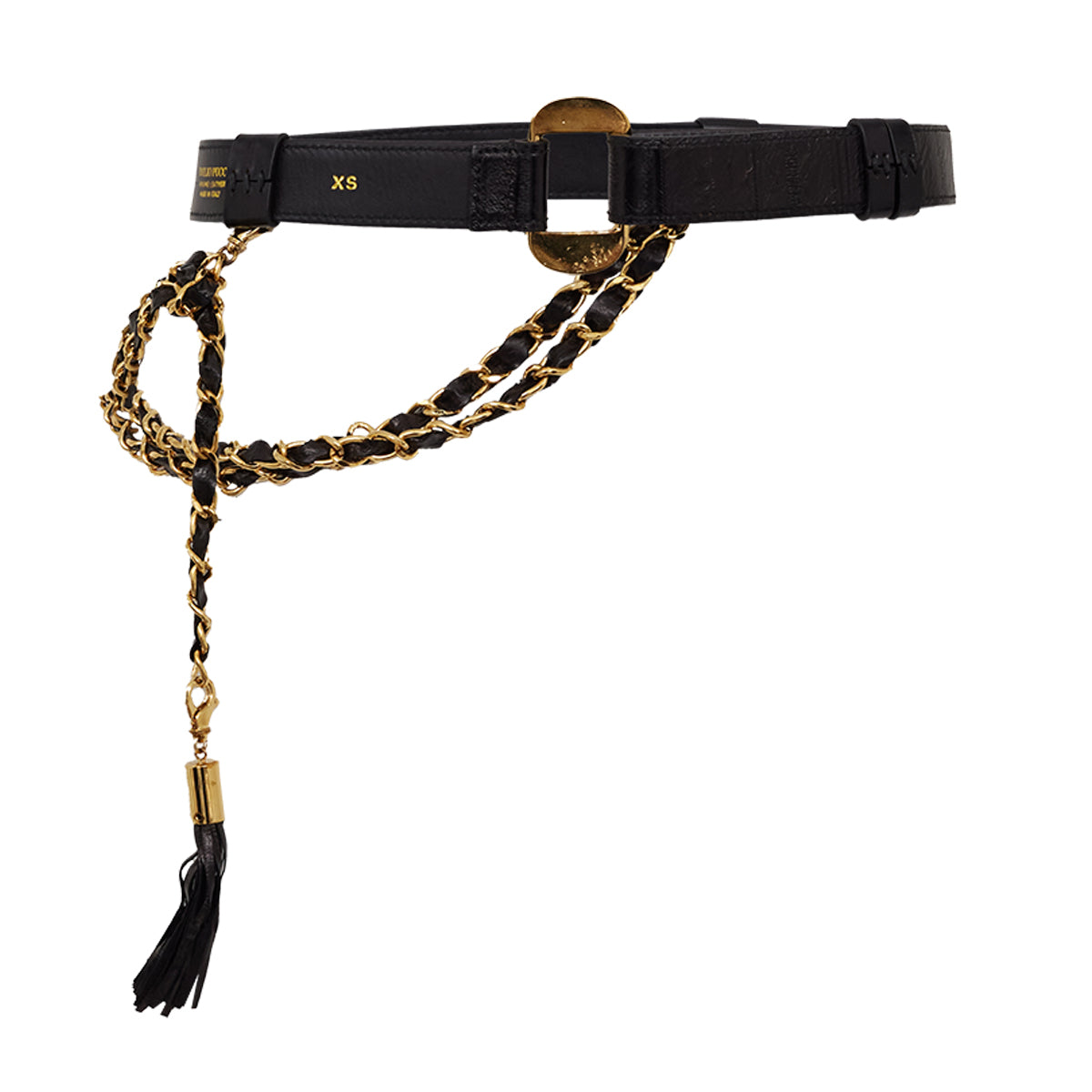 Cinto Emilio Pucci Preto correntes