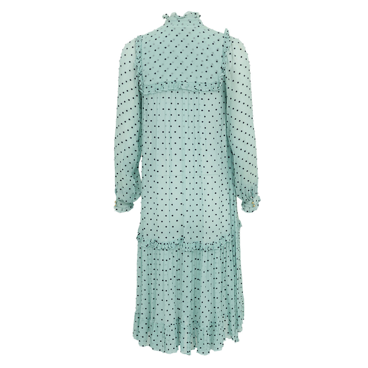 Vestido Zimmermann Azul com bolinhas Tam. P BR